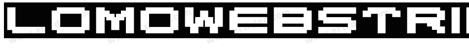 LomoWebStrip LT Std 4字体转换